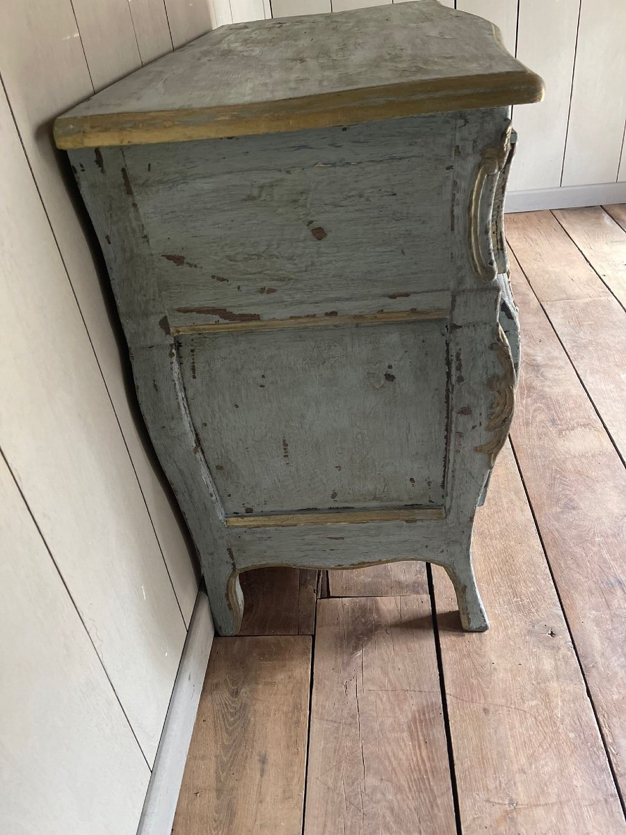 Tombeau Chest Of Drawers Beautiful Patina Dating From The End Of The 19th Century -photo-6