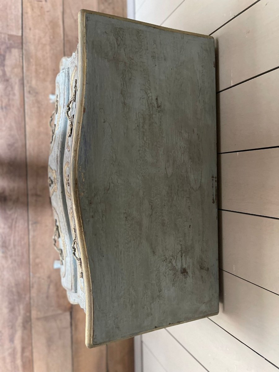 Tombeau Chest Of Drawers Beautiful Patina Dating From The End Of The 19th Century -photo-8