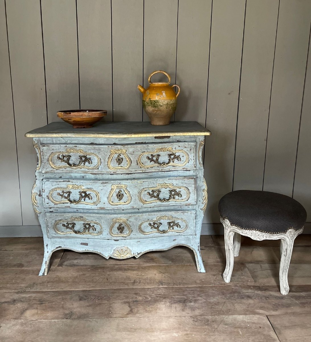 Tombeau Chest Of Drawers Beautiful Patina Dating From The End Of The 19th Century 