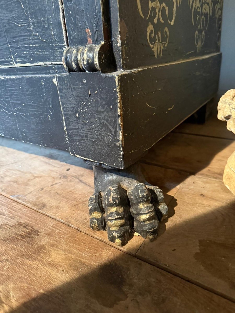 19th Century Italian Chest Of Drawers Refinished With Marble-photo-3