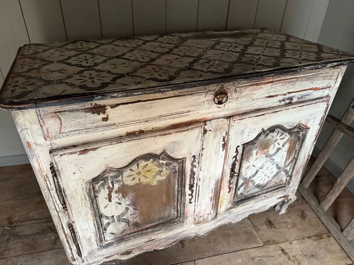 Louis XV Kitchen Buffet Dating From The 18th Century Decorative Patina -photo-4