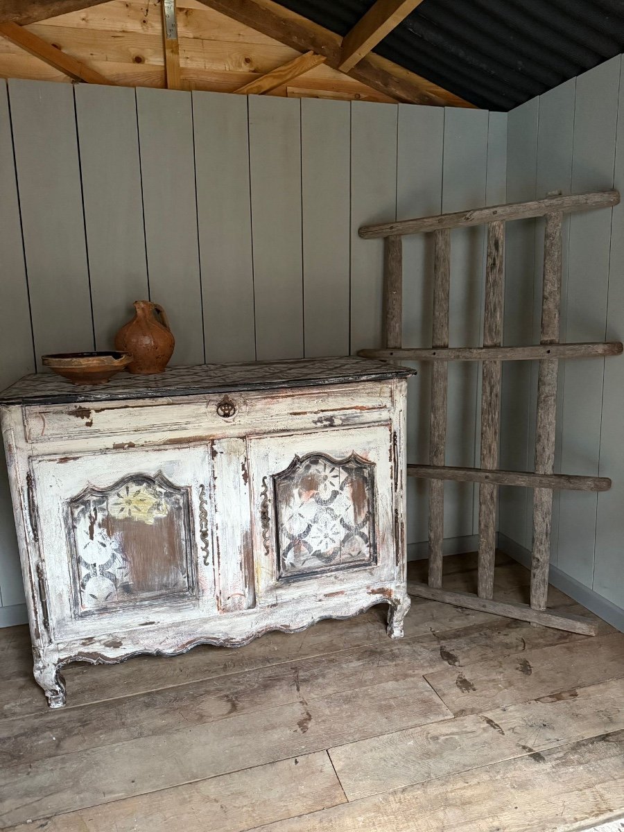 Louis XV Kitchen Buffet Dating From The 18th Century Decorative Patina -photo-5