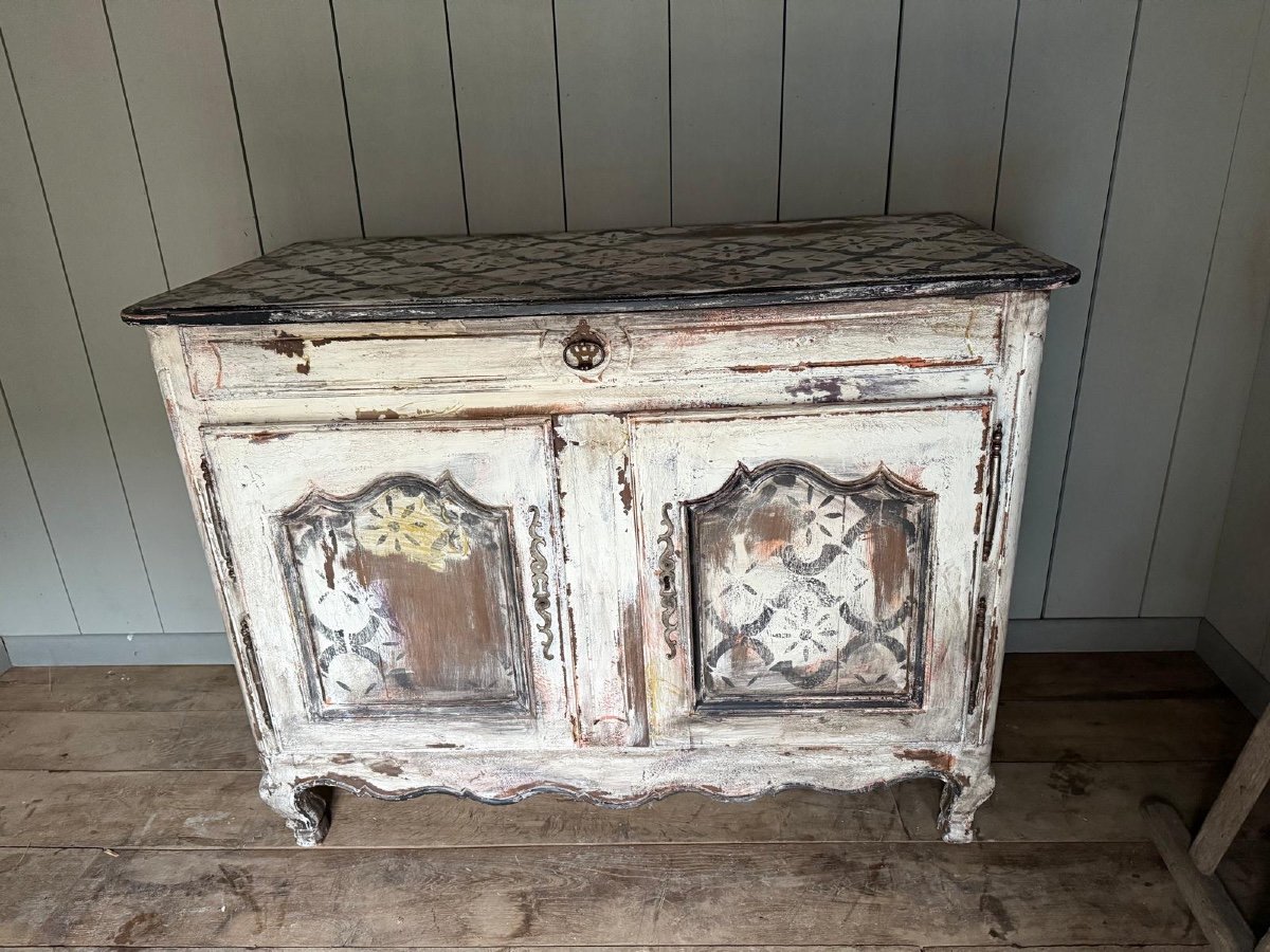 Buffet De Cuisine Louis XV Datant Du 18e Siecle Patine Décorative 