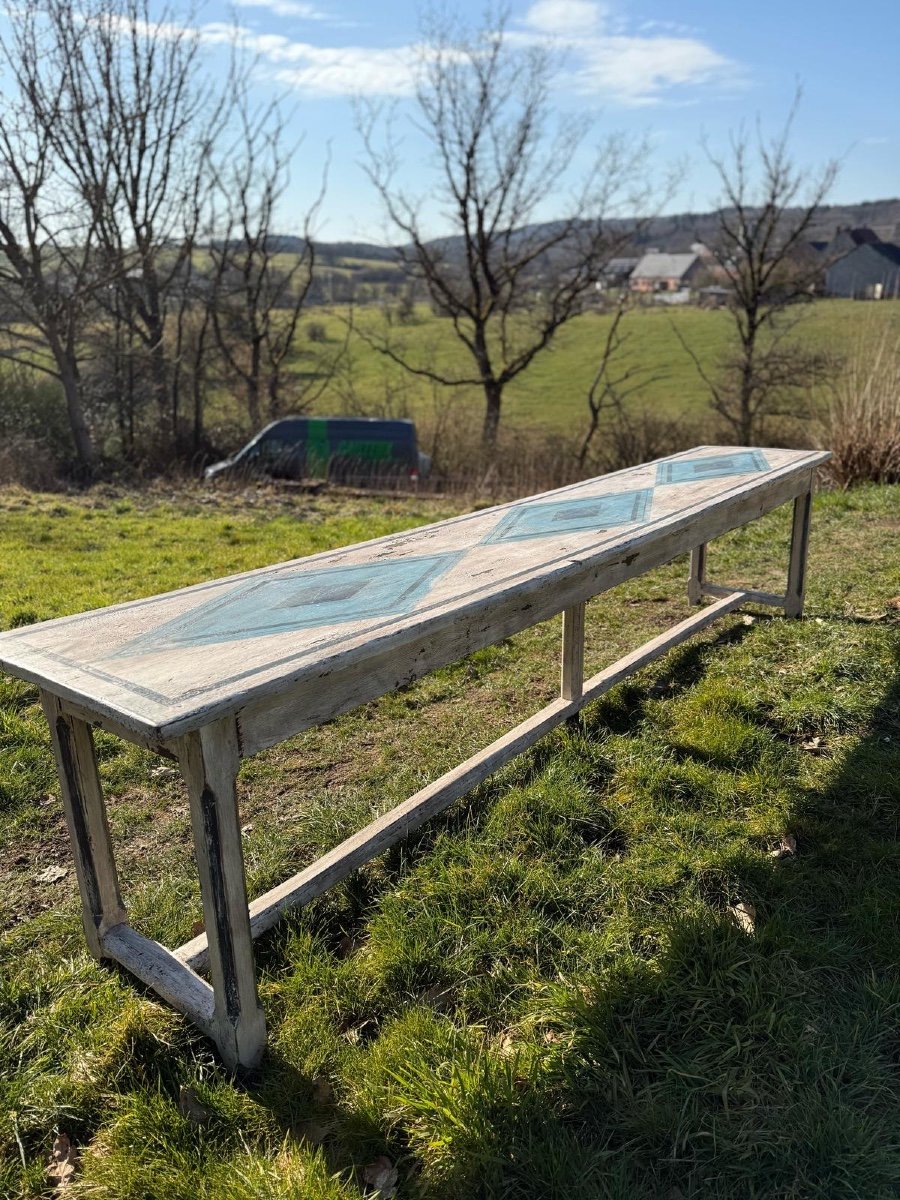 Table Console Patinée Datant Du 19e Siècle 