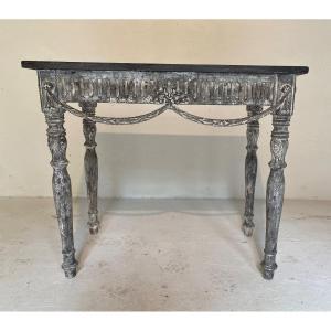 Small Patinated Napoleon III Table