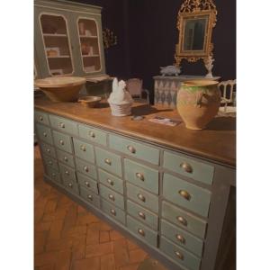 Shop Counter 29 Drawers Late 19th Century Patina Special Price On Request)