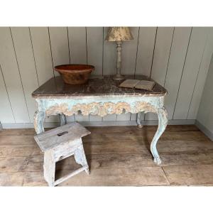 Louis XIV Game Console (table) Dating From The 18th Century 