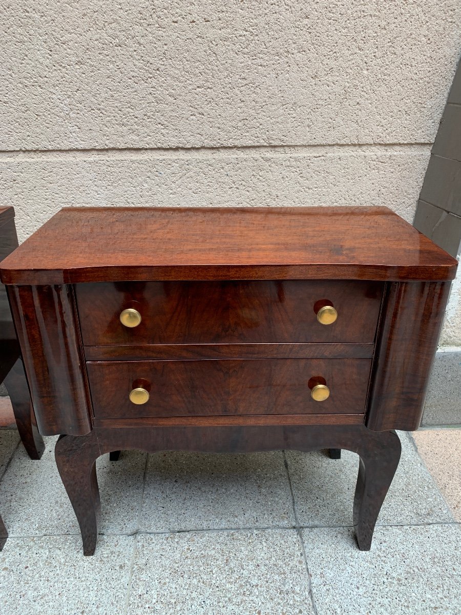 Pair Of Art Deco Nightstands-photo-2