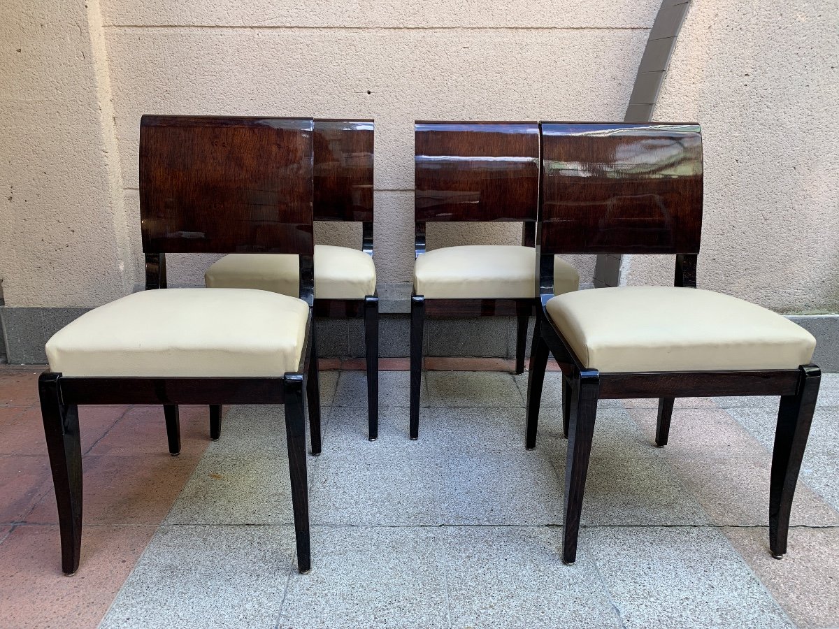 Suite Of Four Art Deco Chairs