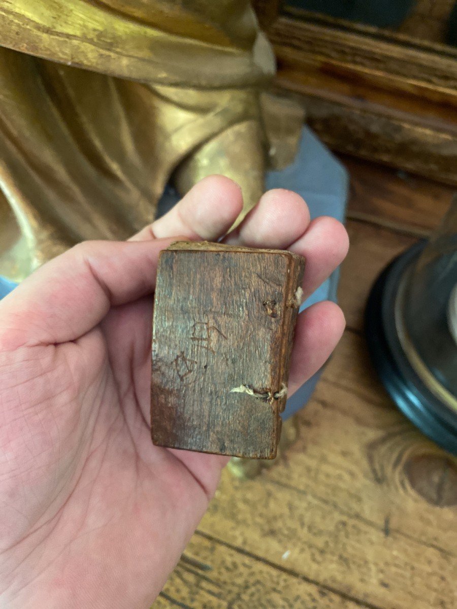 Livre Ancien, Manuscrit - Bible Copte Miniature, Talisman - V&eacute;lin Et Bois - Liturgie En Gu&egrave;ze-photo-4