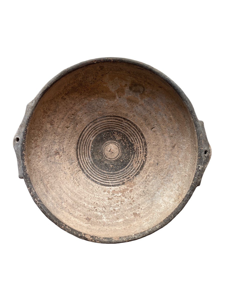 Artefact - Antiquit&eacute; - Assiette Grecque En Terre Cuite Peinte, Chypre, Vers 900 Av. J.-c.