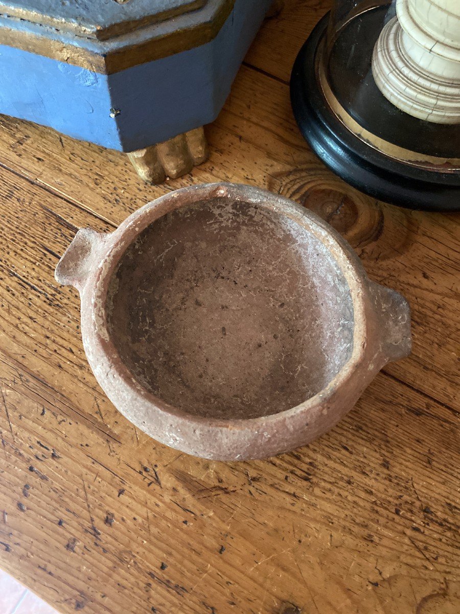 Artifact - Antiquity - Ceramic Indigenous Two-handled Cup With Documentation - Primitive Art-photo-4