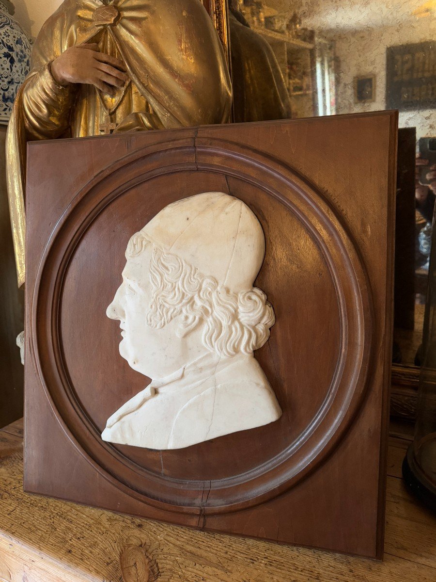 Sculpture En Marbre - Portrait De Jean-baptiste Massillon, &eacute;v&ecirc;que De Clermont-ferrant - France-photo-4