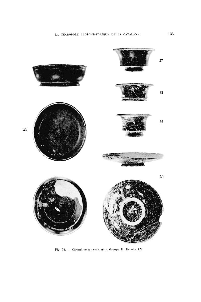 Artefact – Antiquité – Lot De Deux Coupes Campaniennes à Vernis Noir Avec Documentation-photo-2