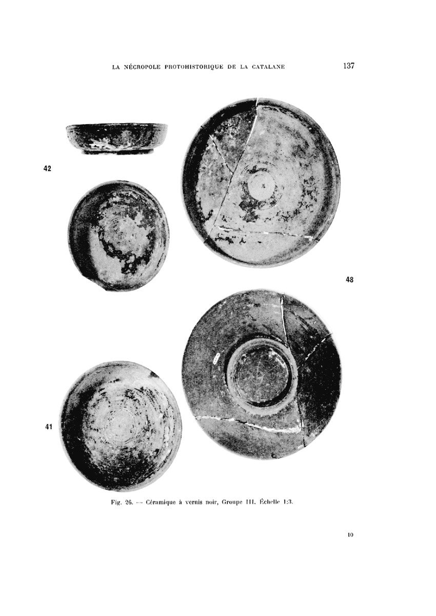 Artefact – Antiquité – Coupe Campanienne En Terre Cuite à Vernis Noir Avec Documentation-photo-2