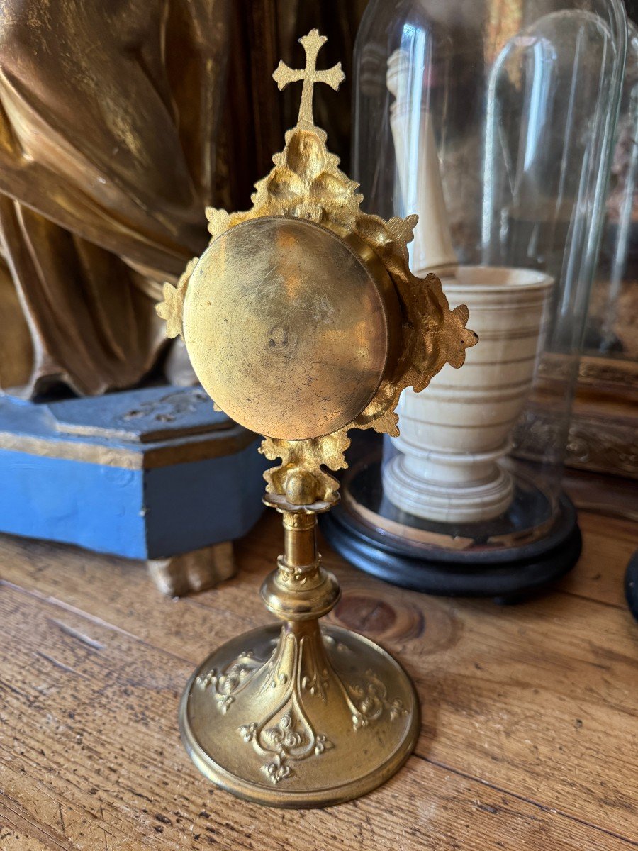 Reliquary “ex Ossibus” – Monstrance – Relic Holder - Reliqaure De Saint Roch - France-photo-2