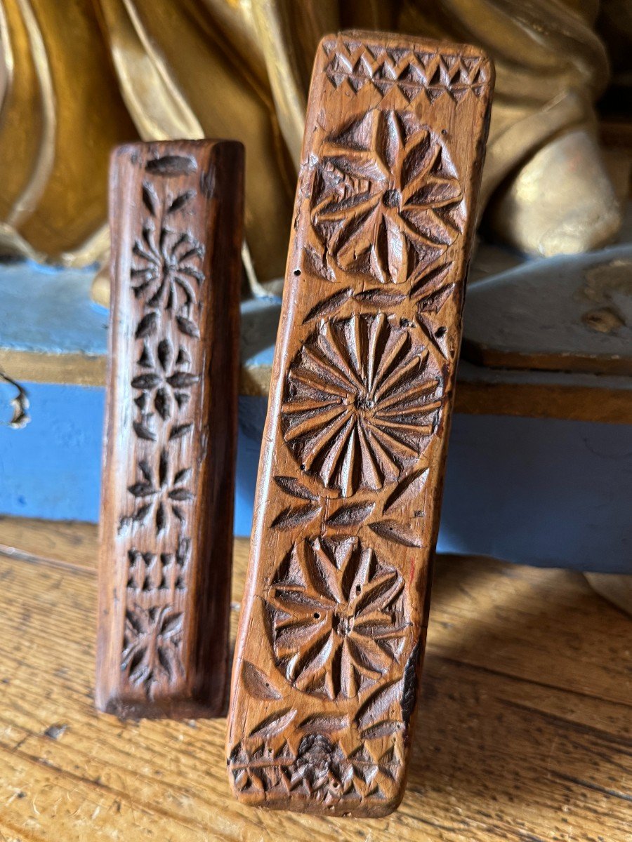 Boîte, Coffret Sculpté Monoxyle En Bois – Art Populaire – Haute-loire - Auvergne-photo-8