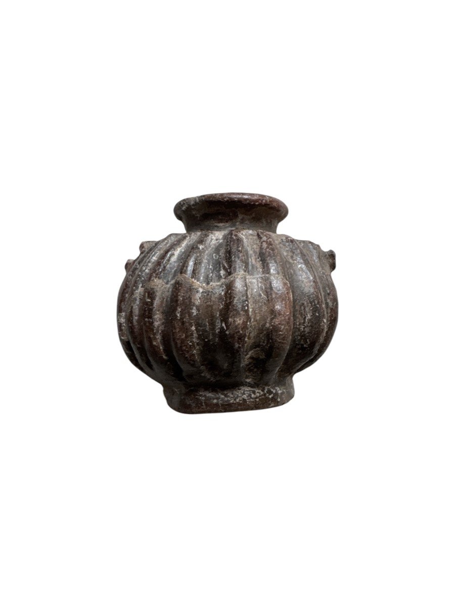 Rituel Chaman, Artefact - Antiquité – Vase à Potion Chamanique En Forme De Cucurbitacé - Costa 