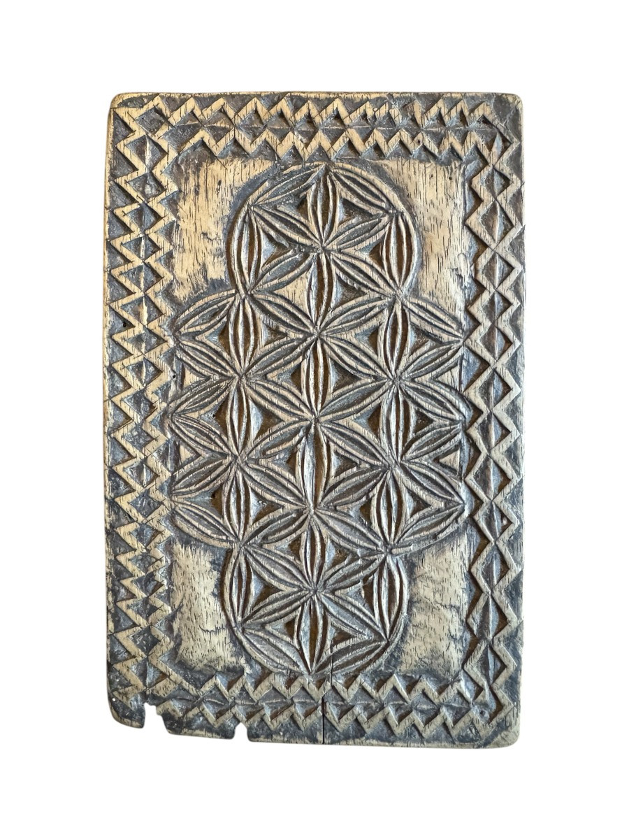 Carved Lace Folder - The Dance Of The Rosettes - Folk Art - Haute-loire