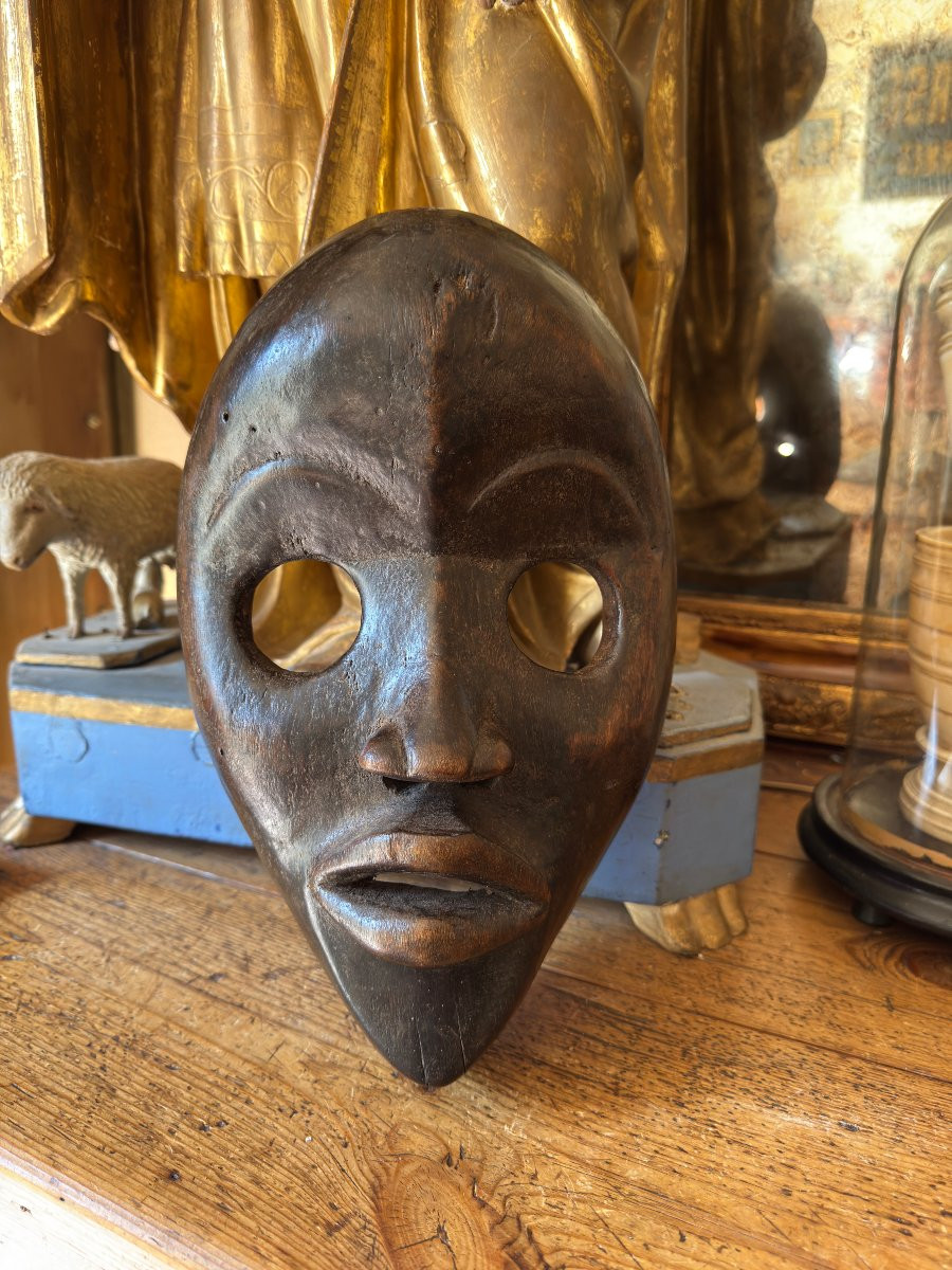 Antique African Mask - Tribal Art - Dan Mask - Ivory Coast - African Art-photo-2