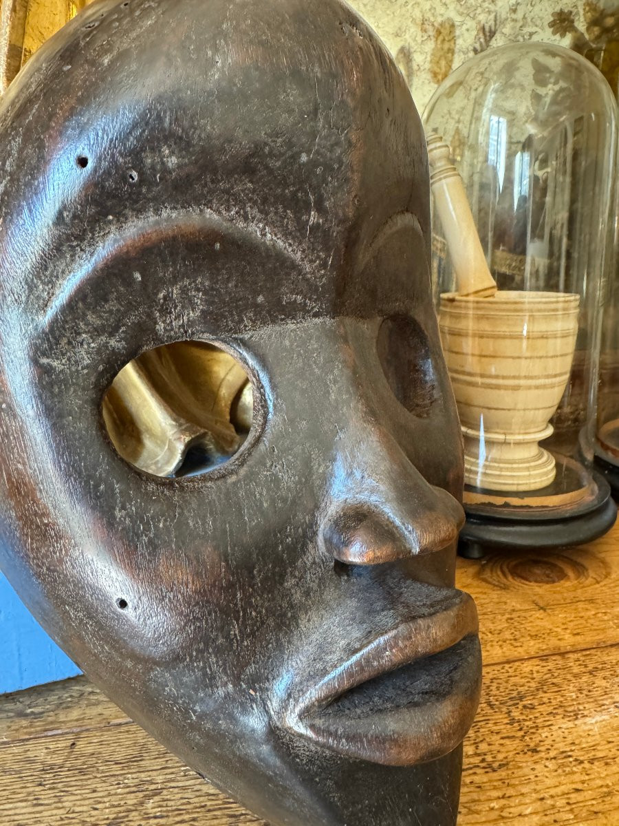 Antique African Mask - Tribal Art - Dan Mask - Ivory Coast - African Art-photo-4