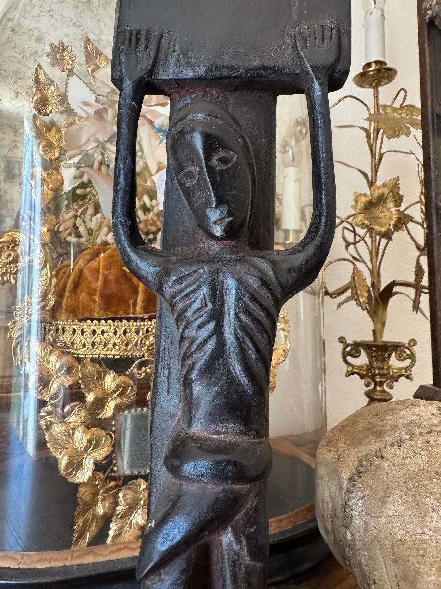 Art Premier – Crucifix Kongo – Sculpture Christ Kongo – Nkangi Kiditu - Art Africain-photo-7