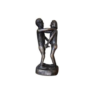 Curiosa – First Art - Popular Art – “white Couple” In Full Intimacy - Curiosity