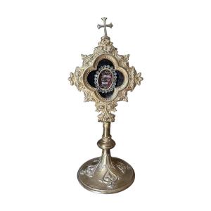 Reliquary “ex Ossibus” – Monstrance – Relic Holder - Reliqaure De Saint Roch - France