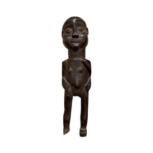 Ancient African Statue - Tribal Art - Fetish, Kusu Or Woyo Ritual Figure - Drc / Zaire