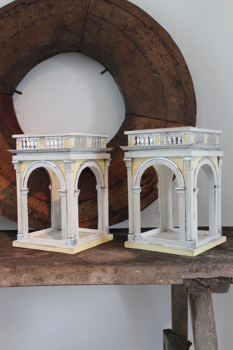 Pair Of Academic And Architectural Models