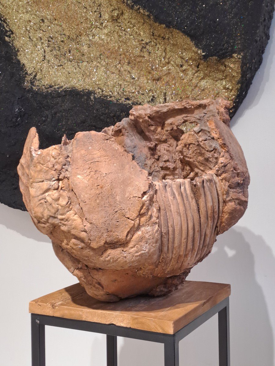 Terracotta Bowl Sculpture - Anita Tullio