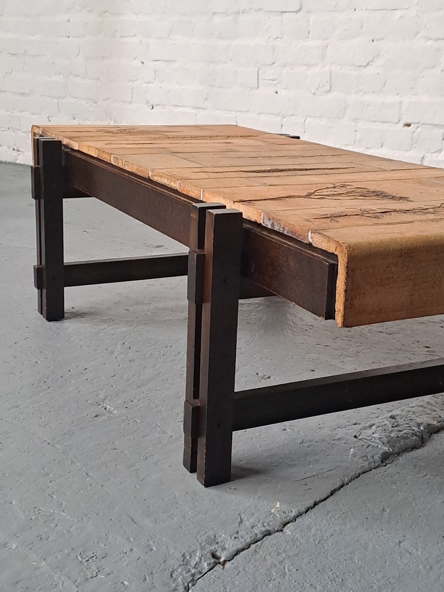 Low Table By Roger Capron 1960s-photo-4