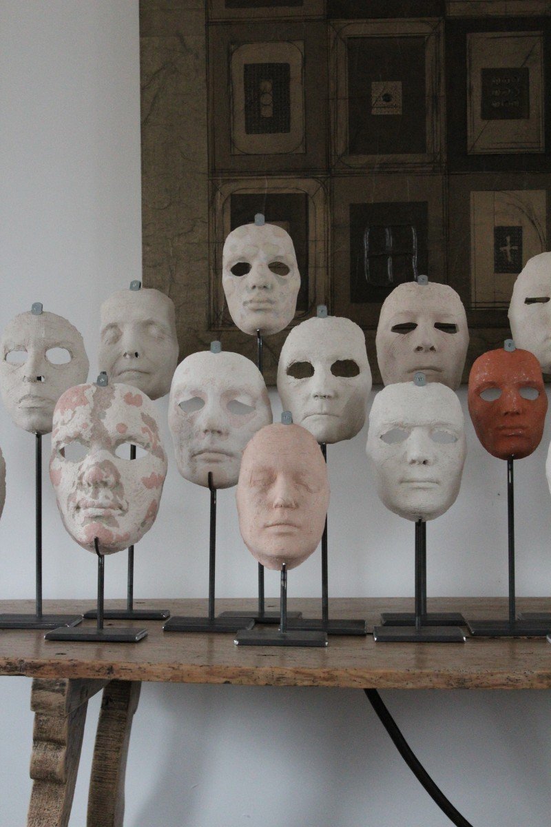 "les Visages" Artwork By Claire Vasic-photo-3