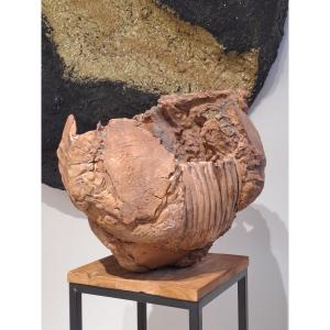 Terracotta Bowl Sculpture - Anita Tullio