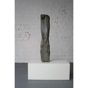 Blue Stone Sculpture By Hubert Boeraeve