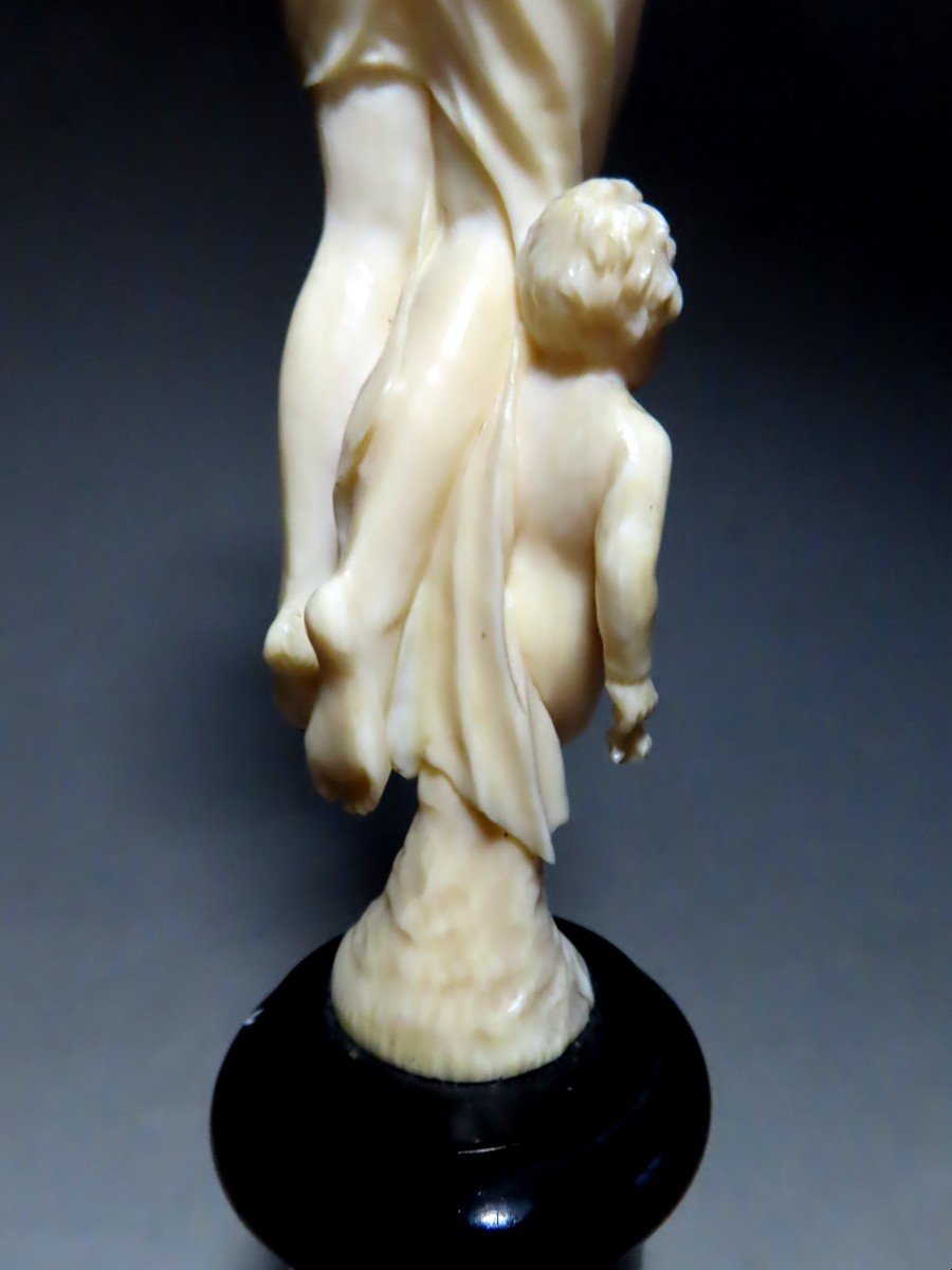 Ivory From Dieppe. Allegory Of The Evening. Mathurin Moreau (1822-1912)-photo-7