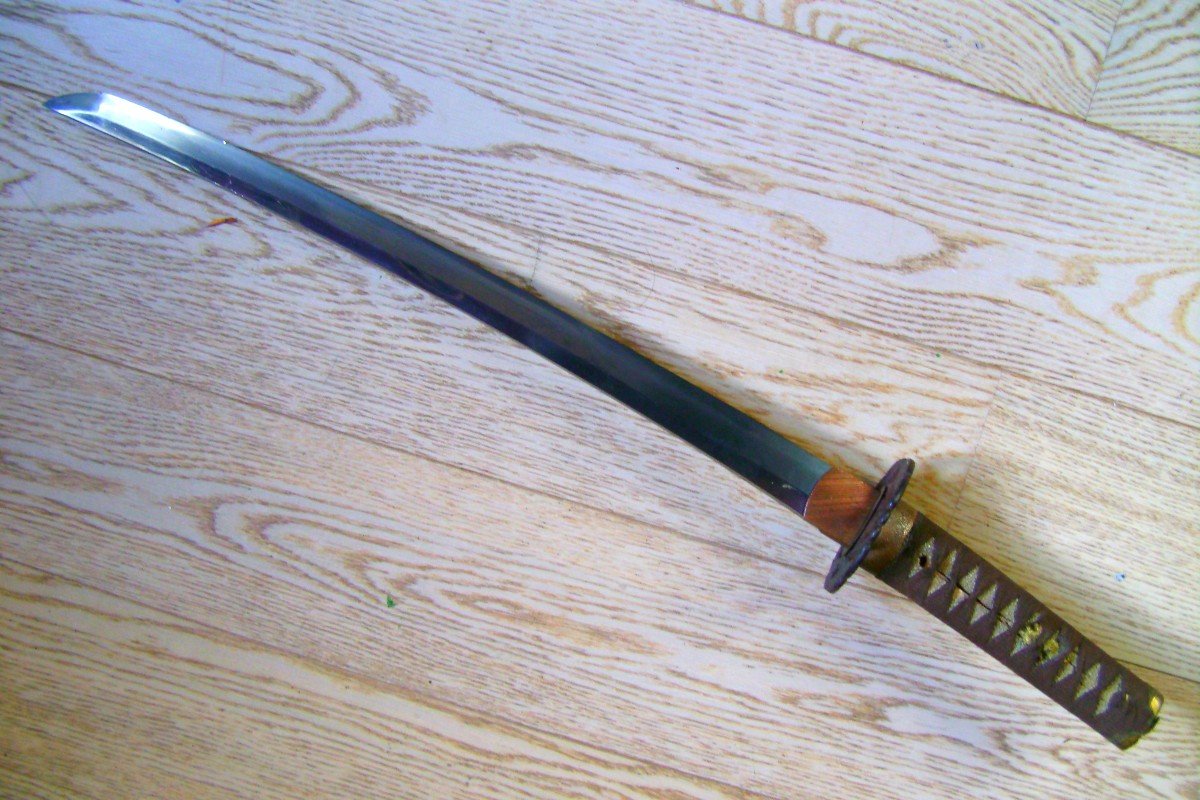 Wakizashi Shinto. Sabre Samouraï. Japon époque EDO,  XVIIème-photo-8