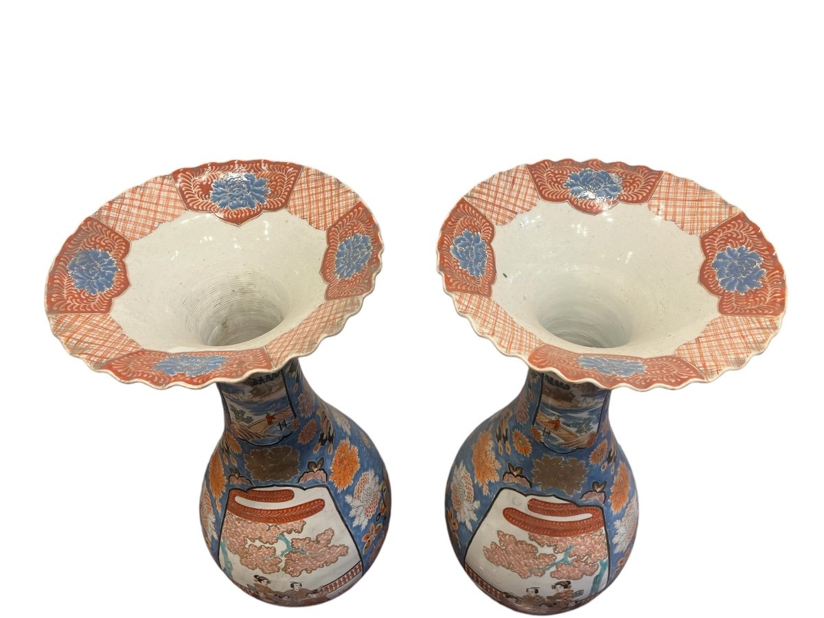 Pair Of 20th Century Japanese Vases -photo-3