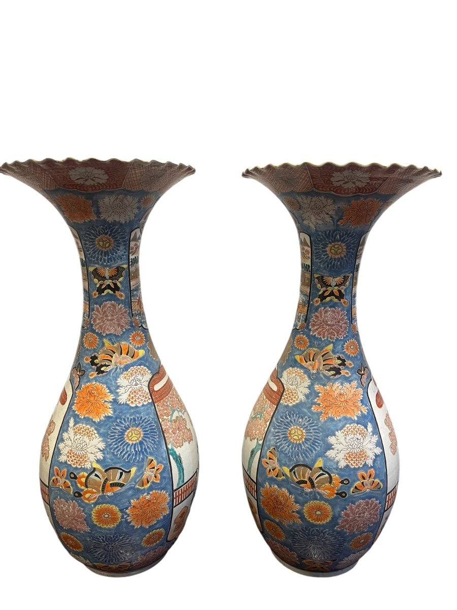 Pair Of 20th Century Japanese Vases -photo-4