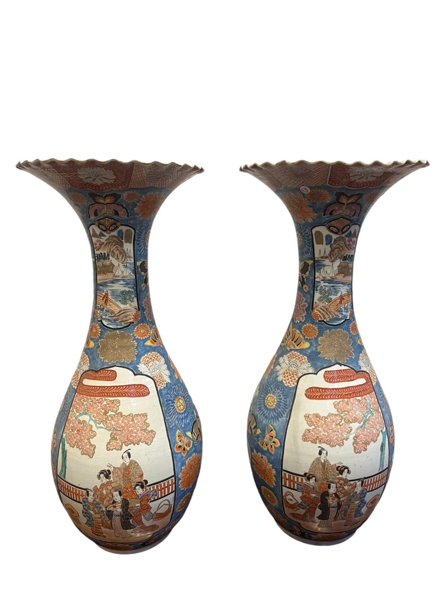 Pair Of 20th Century Japanese Vases -photo-5