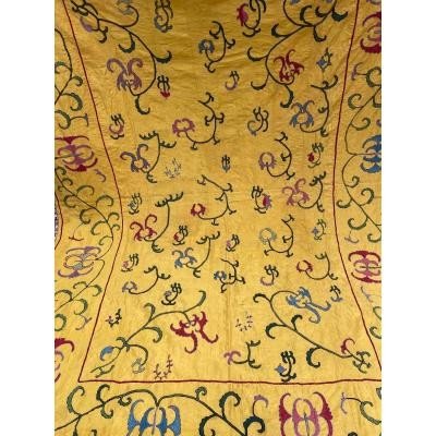 Tapis Ouzbek Jaune-photo-2