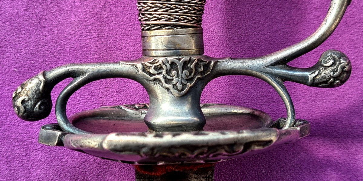 Beautiful German Court Sword, Eighteenth Century-photo-4