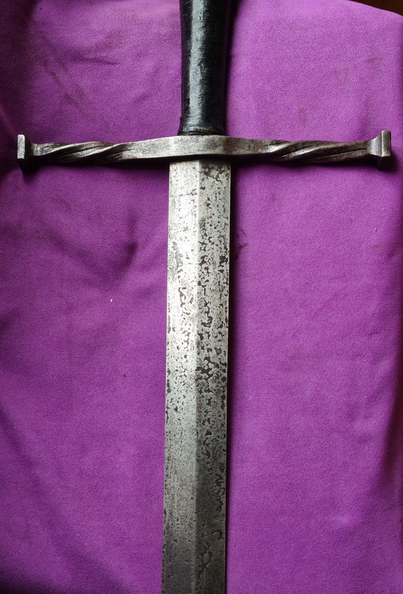 Epée à 2 mains dite "Batarde"  Circa 1480-photo-3