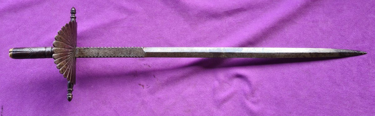 Large Shell Hunting Dagger "almarada" Spain 18th