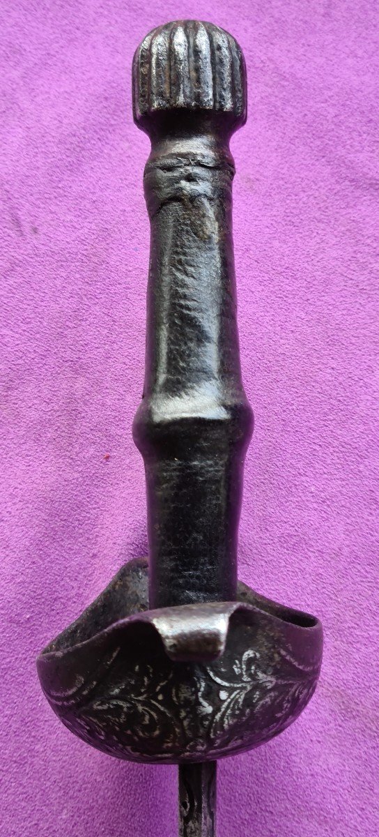 Large 16th Century Stiletto Dagger-photo-7