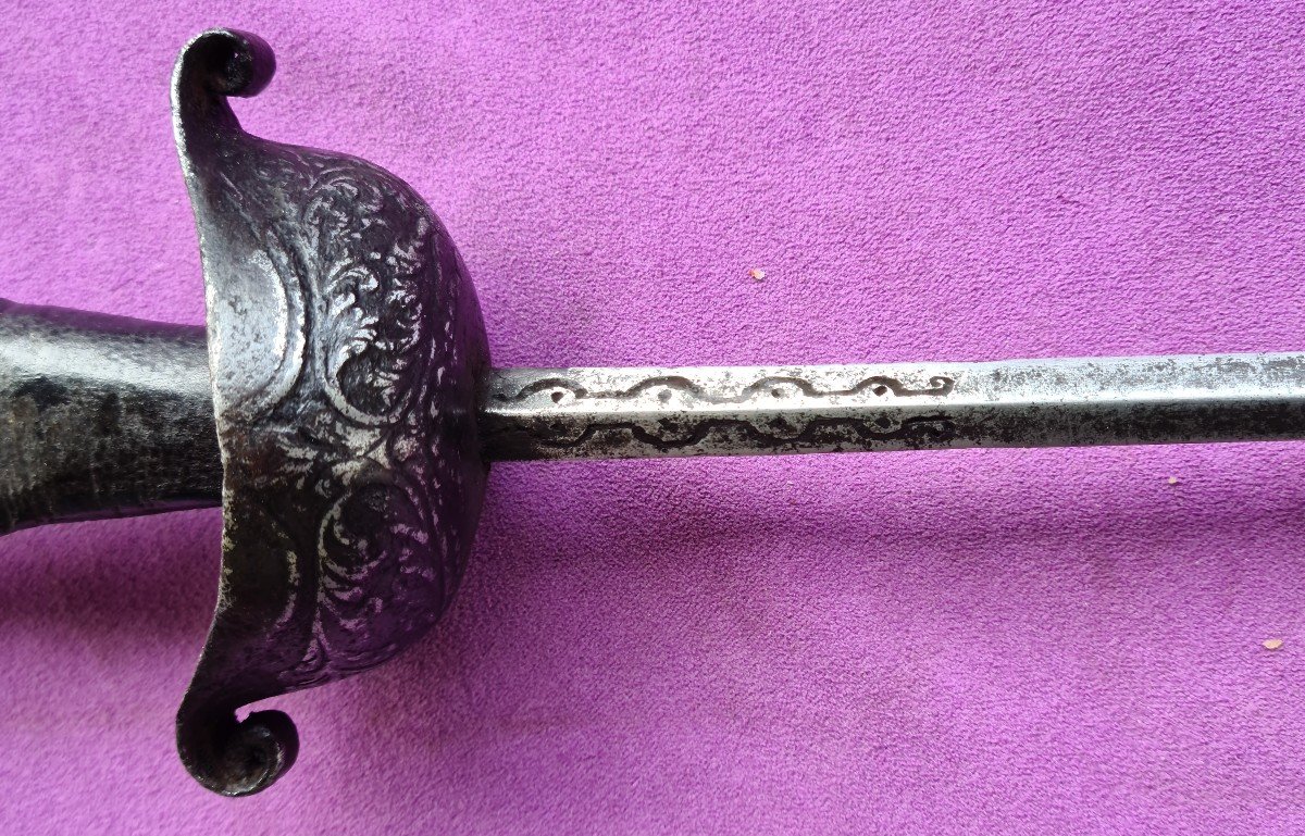 Large 16th Century Stiletto Dagger-photo-8