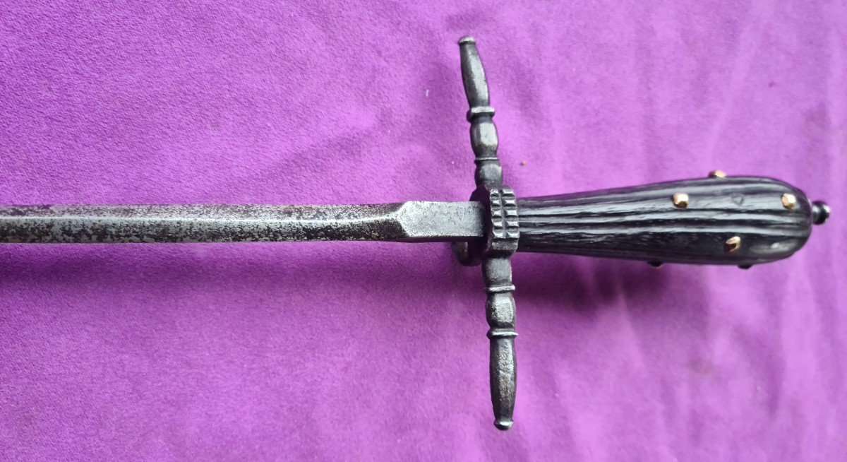 Left Hand Dagger With Ring Guard  Late 16th Century-photo-4