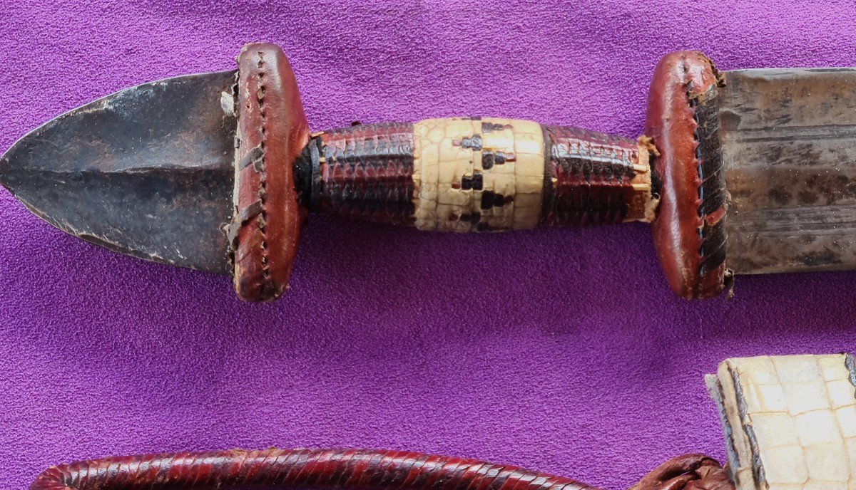 Epée -glaive du Tchad, Circa 1920-photo-4