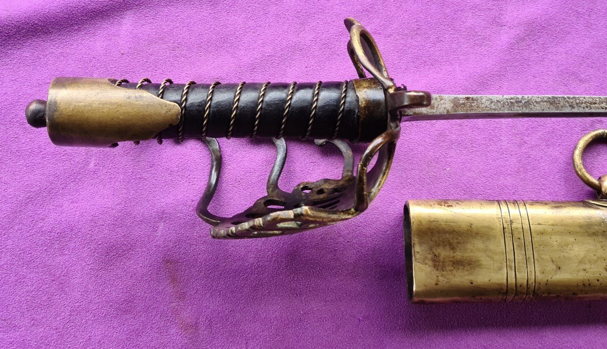 Sabre d'officier de Maréchaussée 1787, généralité de Bretagne-photo-8