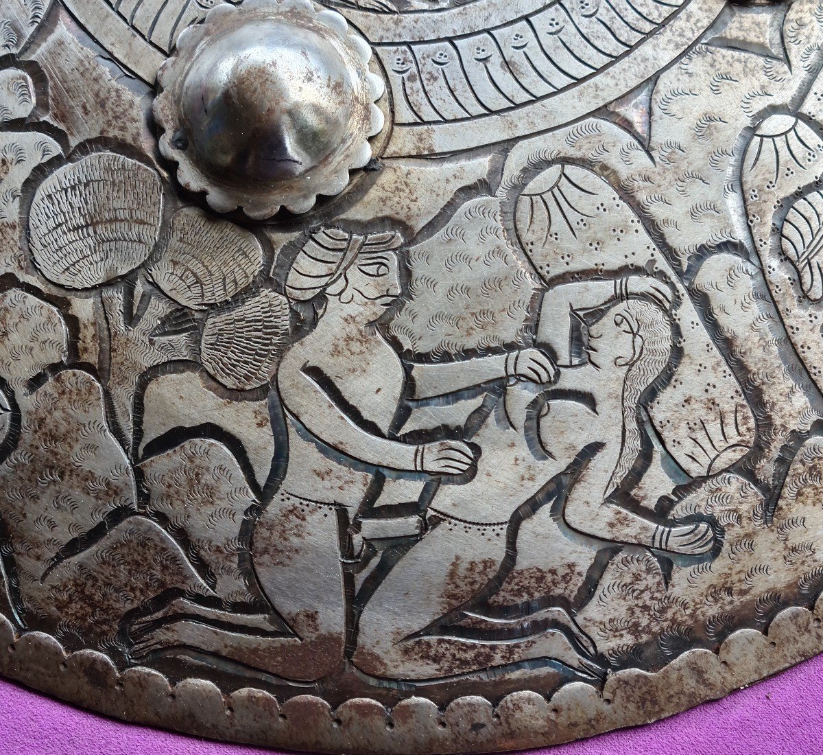 Dhal, Shield India, Erotic Motifs, Curiosa-photo-1